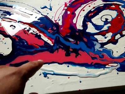 Acrylic Pouring Method by Joel Seguin
