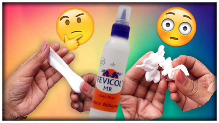 Can we make slime with fevicol??!!!(india).how to make slime with fevicol(india)