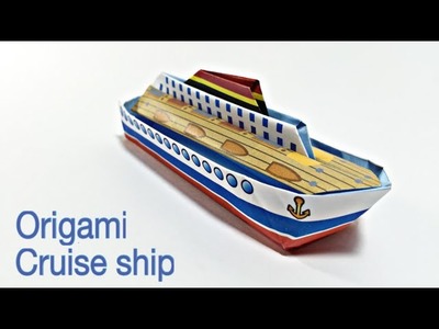 CRUISE SHIP TUTORIAL | EASY SHIP ORIGAMI