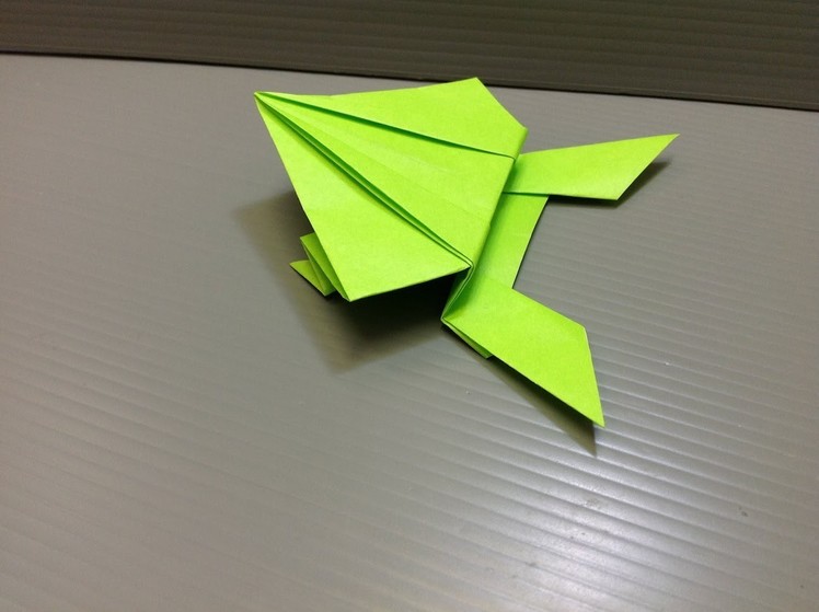 Daily Origami: 142 - Jumping Frog