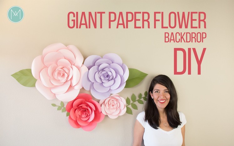 DIY Paper Flower Backdrop ( Firenze Style)