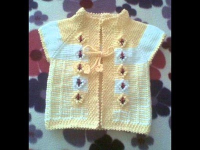 Easy Hand-Knitted Baby Cardigan COnstruction Examples