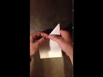 Folding a paper cross