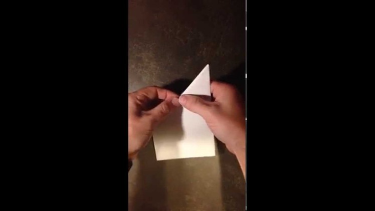 Folding a paper cross