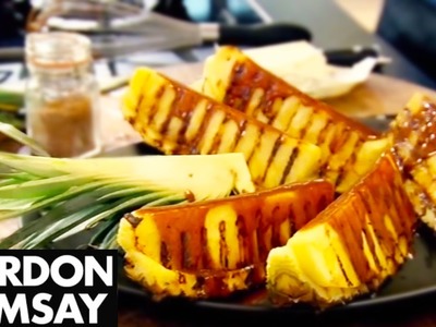 Griddled Pineapple with Spiced Caramel - Gordon Ramsay