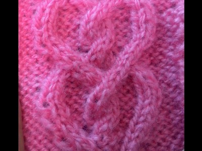 Heart Cable Design in Easy Hindi Knitting