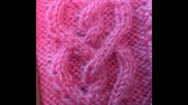 Heart Cable Design in Easy Hindi Knitting