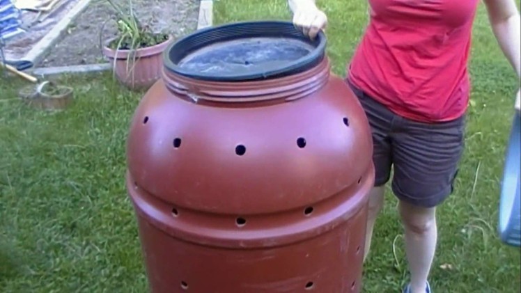 How To Build a Rolling Composter for CHEAP