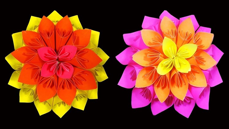 How to Make A Beautiful Kusudama Flower : HD