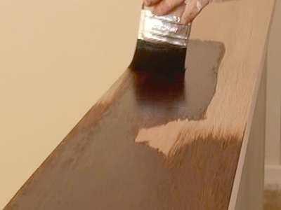 How To Stain Wood - How to apply wood stain and get an even finish using brush or rag technique