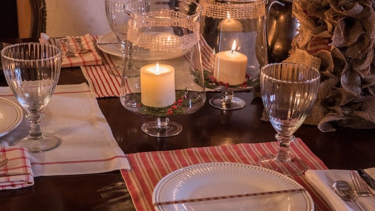 Katie Brown Shows You How to DIY an Elegant Holiday Tablescape Rustic Twist Katie Brown Workshop