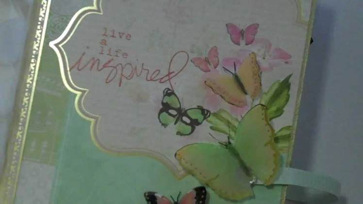 Mini Album using Butterfly Garden by DCWV