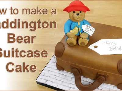 Paddington Bear Suitcase Cake