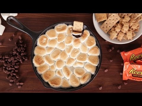 Peanut Butter Cup S'mores Dip Recipe | Get the Dish