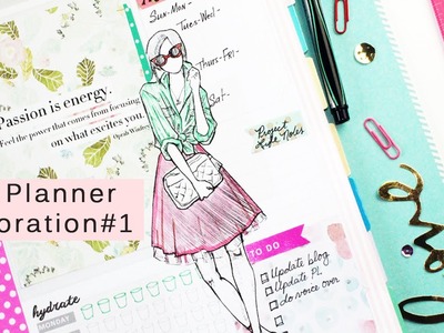 Plan with Me: Decorating my FAB Planner #1