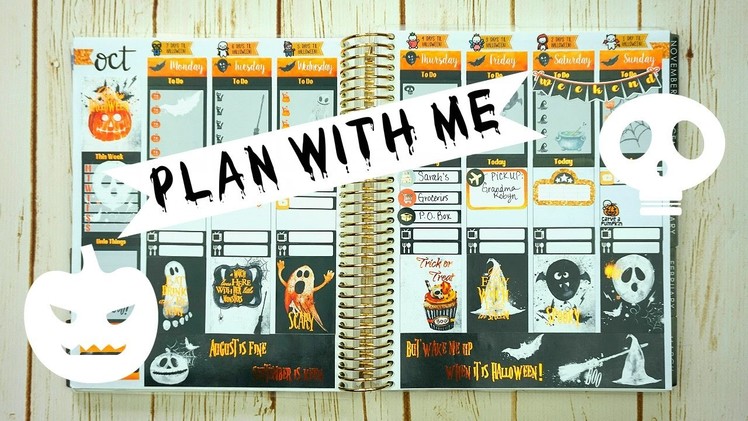 Plan with Me. Halloween ft. Planning World. Erin Condren