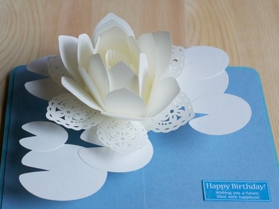 Pop-up card【スイレン2016】-water lily 2016-