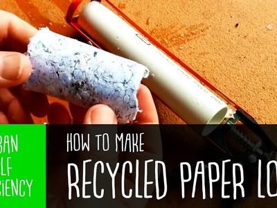 Simple Fire Briquettes from Recycled Paper. How To [OLD]