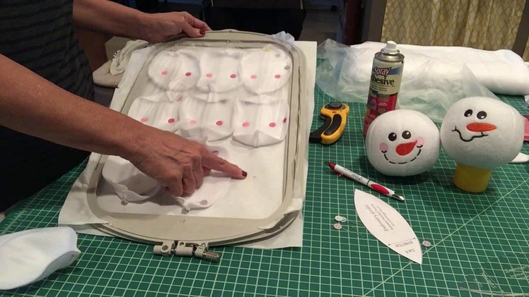 Snowman Snowballs how to video