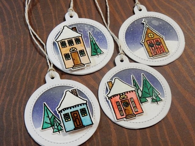 12 Days of Christmas Tags 2016 | Day 4 of 12 | W Plus 9 Holiday Houses