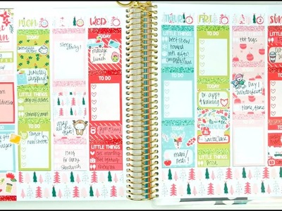 Chatty Rewind Plan with Me ft. Caress Press - 25 Spreads of Christmas!