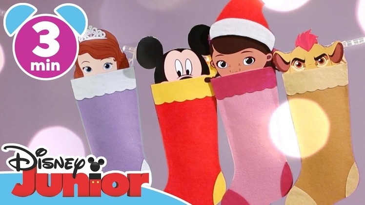 Christmas Tutorials | Christmas Stockings | Disney Junior UK