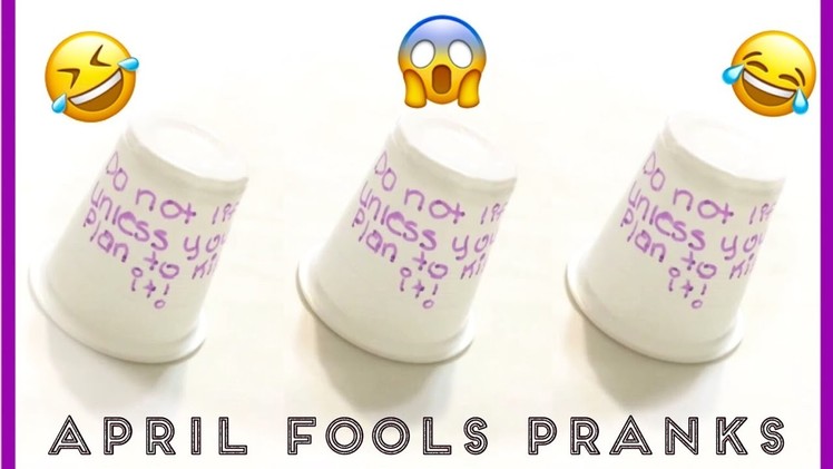 D.I.Y APRIL FOOLS DAY PRANKS!