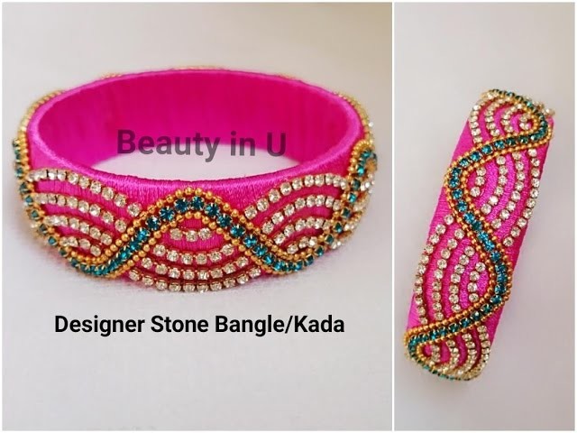 Designer Silk Thread Bangle.kada | Tutorial