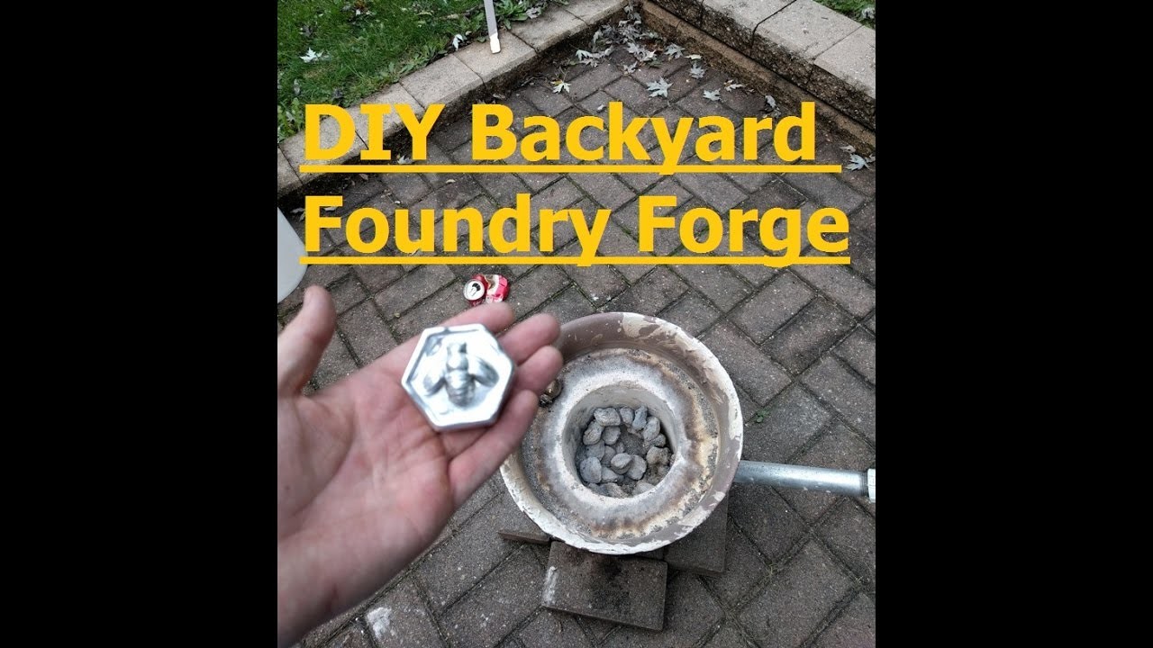 Diy Backyard Foundry Forge For Casting