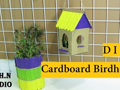 DIY Cardboard Birdhouse |How to make