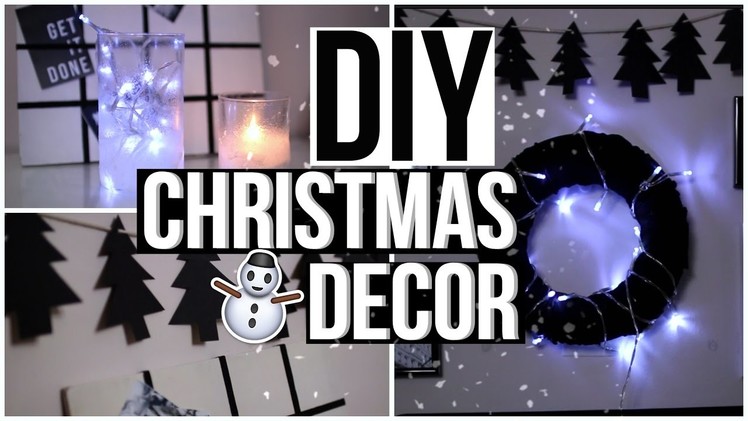 DIY CHRISTMAS ROOM DECOR 2016! DIY Tumblr Room Decor 2016!