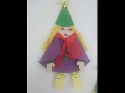 DIY Crafts for Kids - How to Make an Easy & Funny Paper Doll + Tutorial .