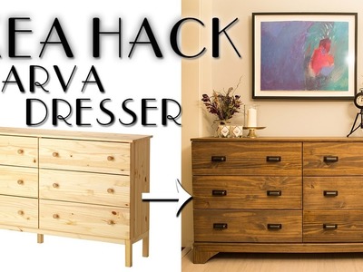 DIY IKEA Hack Tarva Dresser