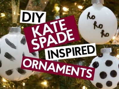 DIY Kate Spade Inspired Ornaments