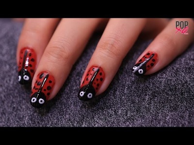 DIY Lady Bug Nail Art | Nail Art Designs - POPxo