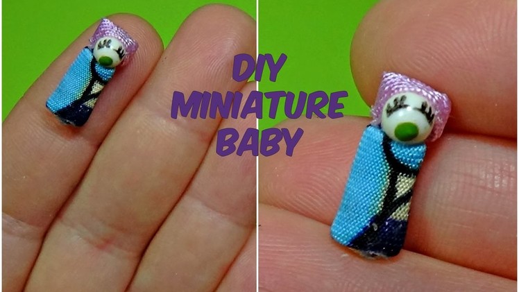 Diy miniature Baby Doll Stuff miniature Baby