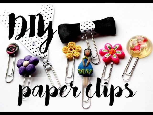 DIY Paper clips for planners - DIY Planner supplies