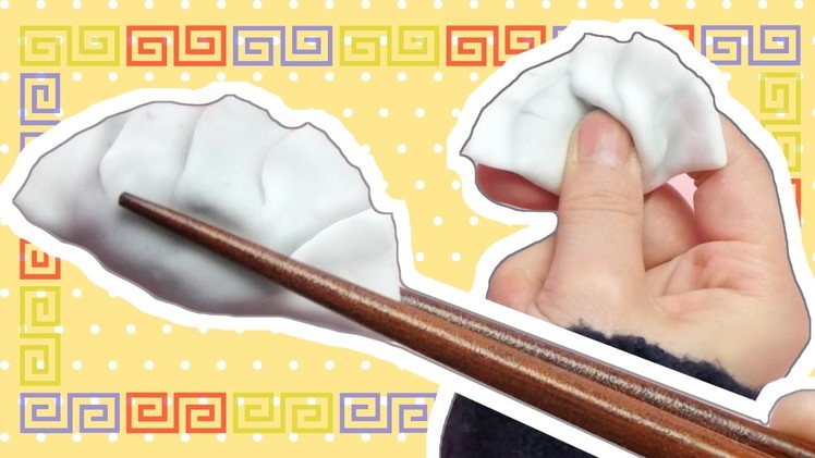 DIY Realistic Gyoza Dumplings Squishy Tutorial