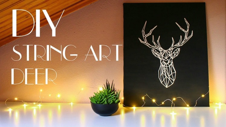 DIY - String Art Deer [Wall Art]