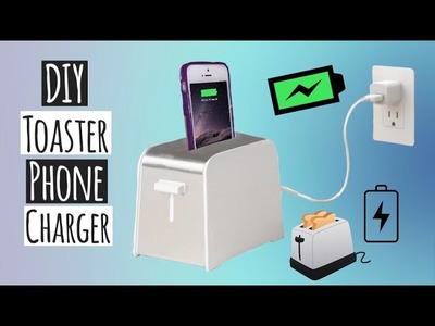 DIY Toaster Phone Charger.Holder