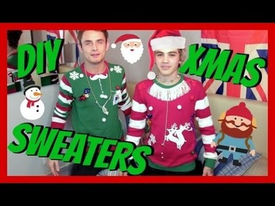 DIY UGLY CHRISTMAS SWEATERS | JAMES KENNEDY