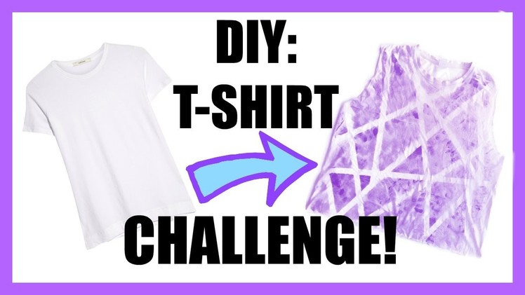DIY WHITE T-SHIRT CHALLENGE!  | ORDANI DIY
