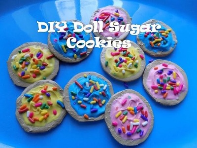 Doll Cookies Tutorial - How to Make Doll Frosted Sugar Cookies with Sprinkles