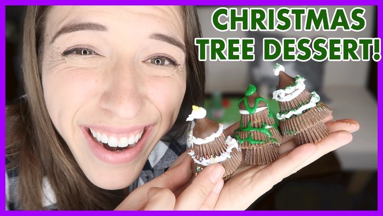 Easy Christmas Tree Dessert!