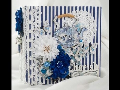 Fab Scraps Floral Delights Scrapbook Mini Album Reneabouquets Design Team Project