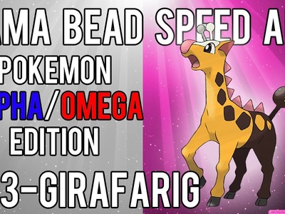 Hama Bead Speed Art | Pokemon | Alpha.Omega | Timelapse | 203 - Girafarig