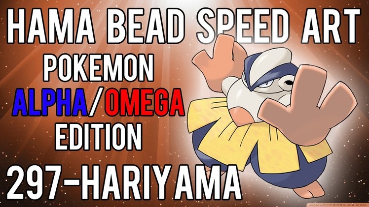 Hama Bead Speed Art | Pokemon | Alpha.Omega | Timelapse | 297 - Hariyama