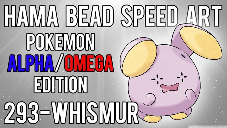 Hama Bead Speed Art | Pokemon | Alpha.Omega | Timelapse | 293 - Whismur