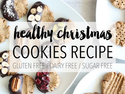 Healthy Christmas Cookies | Easy DIY Holiday Treats Recipe