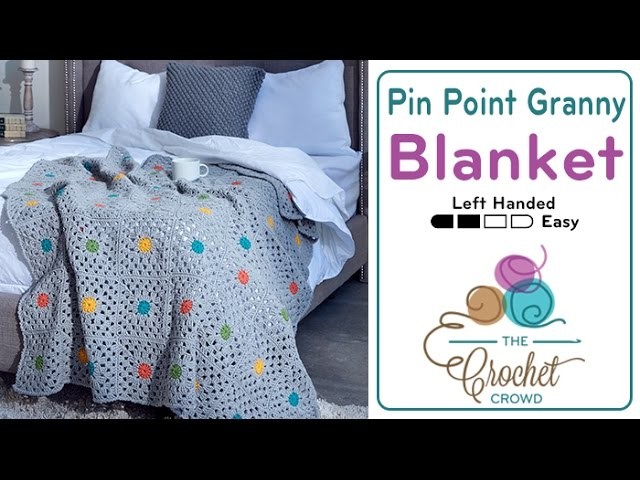 How to Crochet An Afghan: Pin Point Crochet Blanket